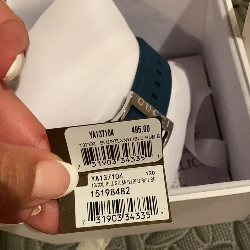 NWT blue Gucci sync unisex watch - Picture 4 of 11